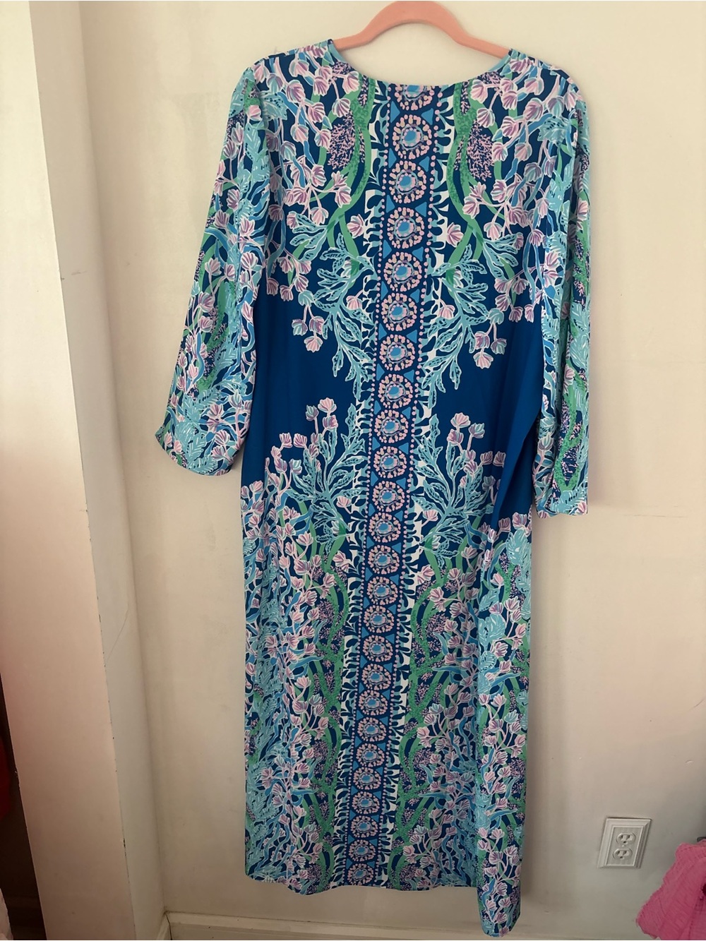$248 NWT Lilly Pulitzer 14 Barton Blue Noland Maxi Dress - Picture 4 of 6
